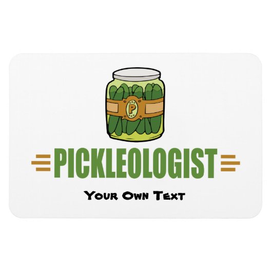PICKLEOLOGIST Funny Pickle Lovers Magneet (Horizontaal)