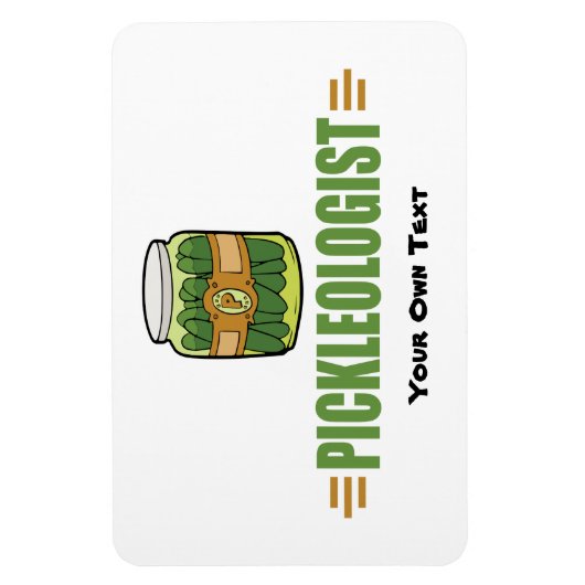 PICKLEOLOGIST Funny Pickle Lovers Magneet (Verticaal)