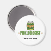 PICKLEOLOGIST Funny Pickle Lovers Magneet (Voorkant / Achterkant)