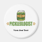 PICKLEOLOGIST Funny Pickle Lovers Magneet (Voorkant)