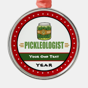 PICKLEOLOGIST Funny Pickle Lovers Metalen Ornament