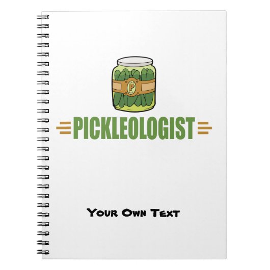 PICKLEOLOGIST Funny Pickle Lovers Notitieboek (Voorkant)