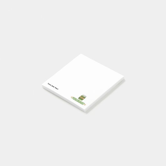 PICKLEOLOGIST Funny Pickle Lovers Post-it® Notes (Schuin)