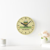 PICKLEOLOGIST Funny Pickle Lovers Ronde Klok (Huis)