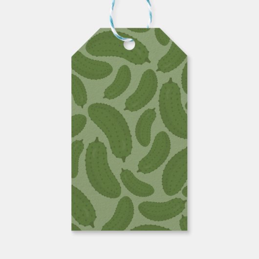 Pickles baby shower thema cadeaulabel (Achterkant)