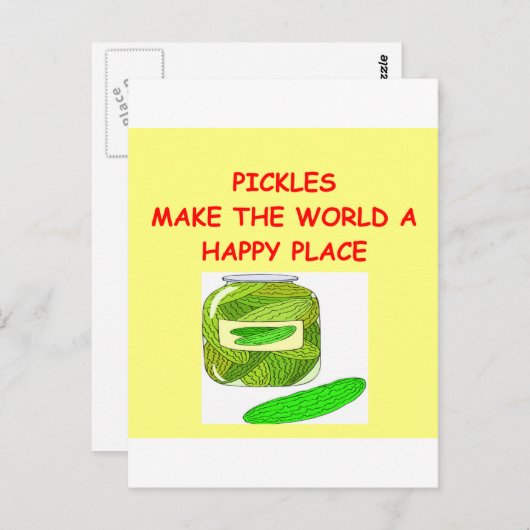 pickles briefkaart (Voorkant / Achterkant)
