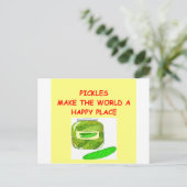 pickles briefkaart (Staand voorkant)
