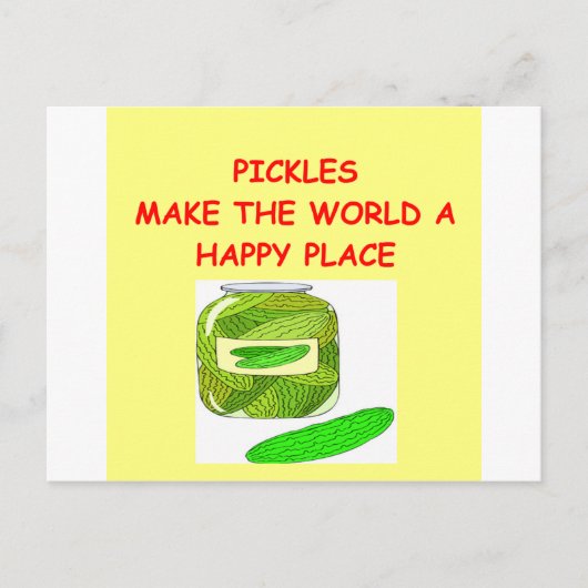 pickles briefkaart (Voorkant)