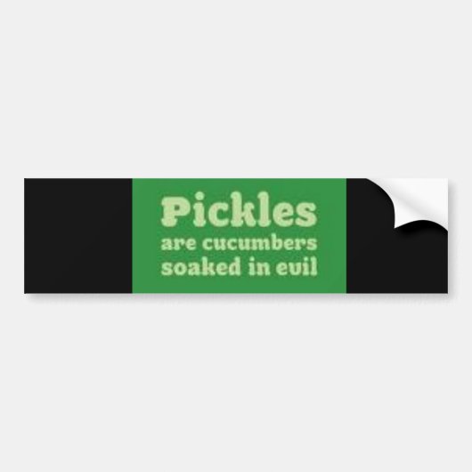 Pickles Bumpersticker (Voorkant)