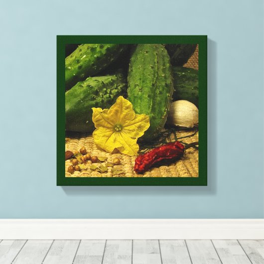 Pickles Canvas Afdruk (Insitu (Houten vloer))