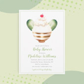 Pickles en Ice Cream Baby shower Invitation Kaart