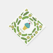 Pickles en Ice Cream Boy Baby shower Servet (Hoek)