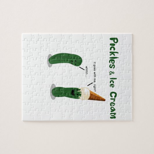 Pickles en ijskap: Zwangerschap Legpuzzel (Horizontaal)