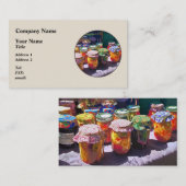 Pickles en Jellies Visitekaartje (Voorkant / Achterkant)