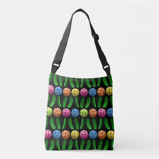 Pickles en Pickleballen Crossbody Tas (Voorkant)