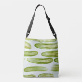 Pickles Green Crossbody Tas (Achterkant)