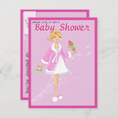 Pickles & Ice Cream Baby shower Post Kaart (Voorkant / Achterkant)