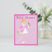 Pickles & Ice Cream Baby shower Post Kaart (Staand voorkant)