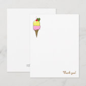 Pickles & ijsje Dank je kaarten (Voorkant / Achterkant)