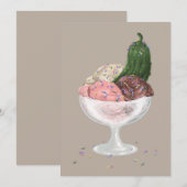 Pickles in Ice Cream Bedankkaart (Voorkant / Achterkant)