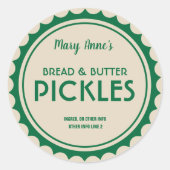 Pickles inblikpot label modern (Voorkant)