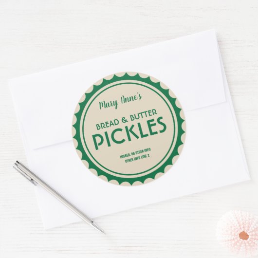 Pickles inblikpot label modern (Envelop)