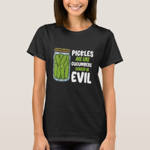 Pickles is net als komkommers die in het aambeeld  t-shirt