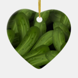 Pickles kerstversiering keramisch ornament