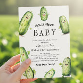 Pickles Komkommer Groene zwangerschap Baby shower Kaart