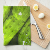 Pickles Love Green Pickles Theedoek (Quarter Fold)