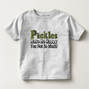 Pickles maakt me gelukkig kinder shirts