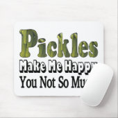 Pickles maakt me gelukkig muismat (Met muis)