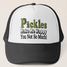 Pickles maakt me gelukkig trucker pet