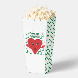 "Pickles maken mijn hart zingen!" zingend hart Bedankdoosjes