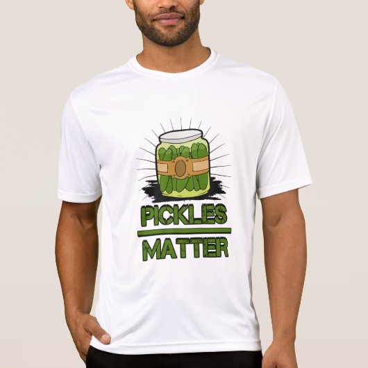 Pickles Matter: Fun Nationaal Pickle Day T-shirt (Voorkant)