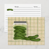 Pickles Recipcard Briefkaart (Voorkant / Achterkant)
