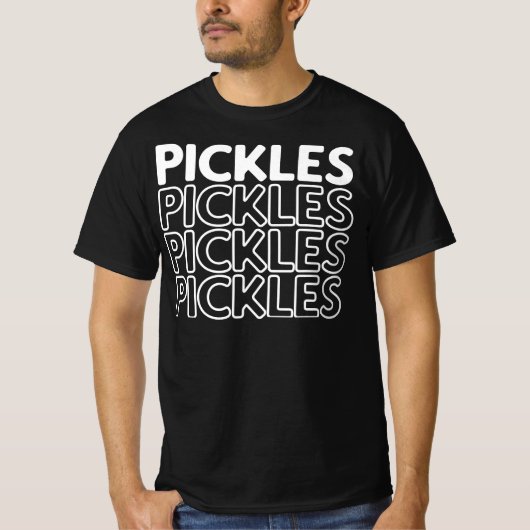 Pickles Retro Green Gift  T-shirt (Voorkant)