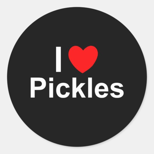 Pickles Ronde Sticker (Voorkant)