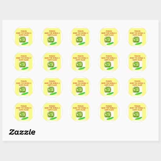 pickles ronde sticker (Vel)