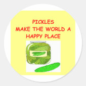 pickles ronde sticker (Voorkant)