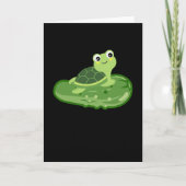 Pickles Turtle Cucumber Gherkin Children Kaart (Voorkant)