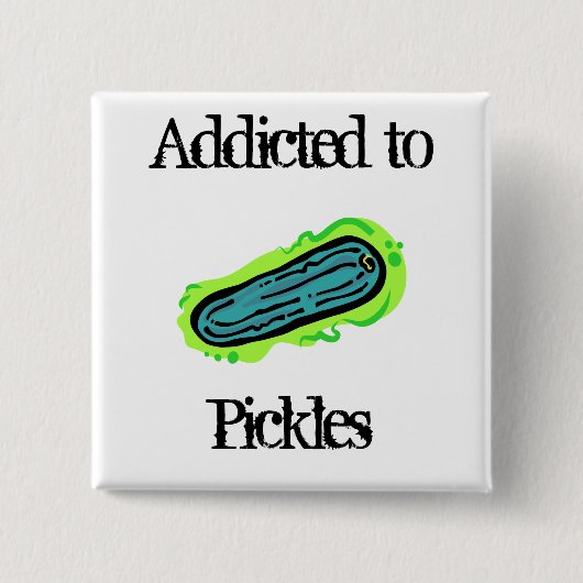 Pickles Vierkante Button 5,1 Cm (Voorkant)