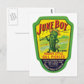 Pickles voedseletiket Briefkaart (Voorkant / Achterkant)