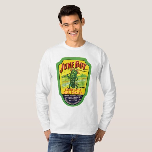  Pickles voedseletiket T-shirt (Voorkant volledig)