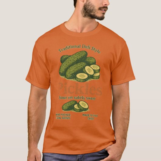 Pickles – zuur maar subtiel zoet t-shirt (Voorkant)