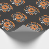 Pickleween Grappig Spooky Halloween Pickleball Spo Cadeaupapier (Hoek)
