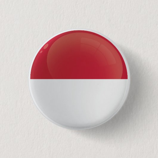 Pickmarkering voor Indonesië Ronde Button 3,2 Cm (Voorkant)