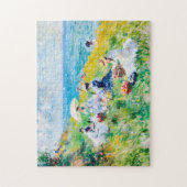 Picknick aan zee - Impressionistische Kunst Legpuzzel (Verticaal)