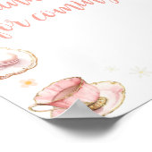 Picknick Baby Brunch Baby shower Bedankt voor uw k Poster (Hoek)