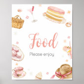 Picknick Baby Brunch Baby shower eten Poster (Voorkant)
